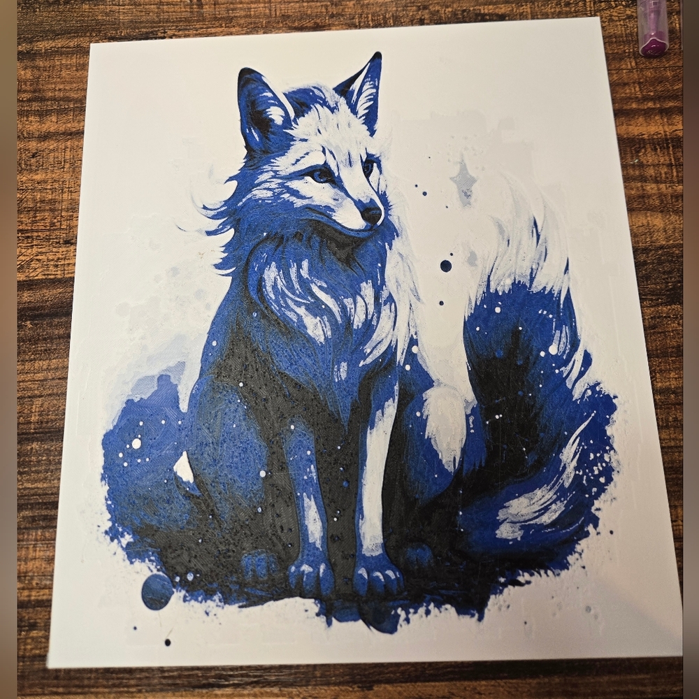 3D Printed Fox Photo[Read Description]